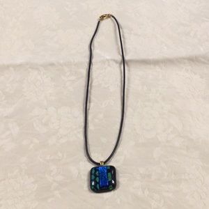 Pretty handmade glass necklace!